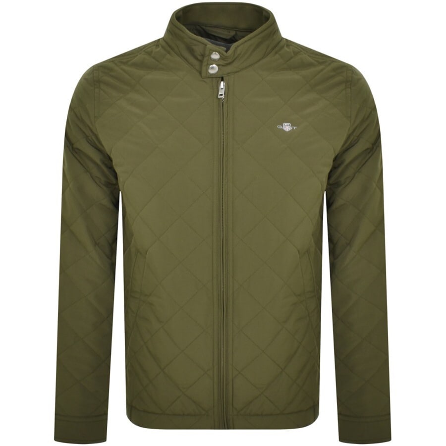 Gant Quilted Windcheater Jacket Green